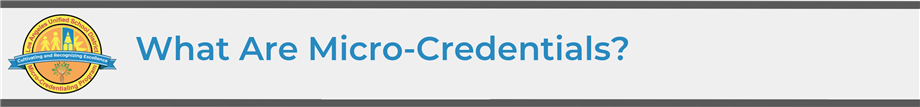What are micro-credentials? What are micro-credentials?